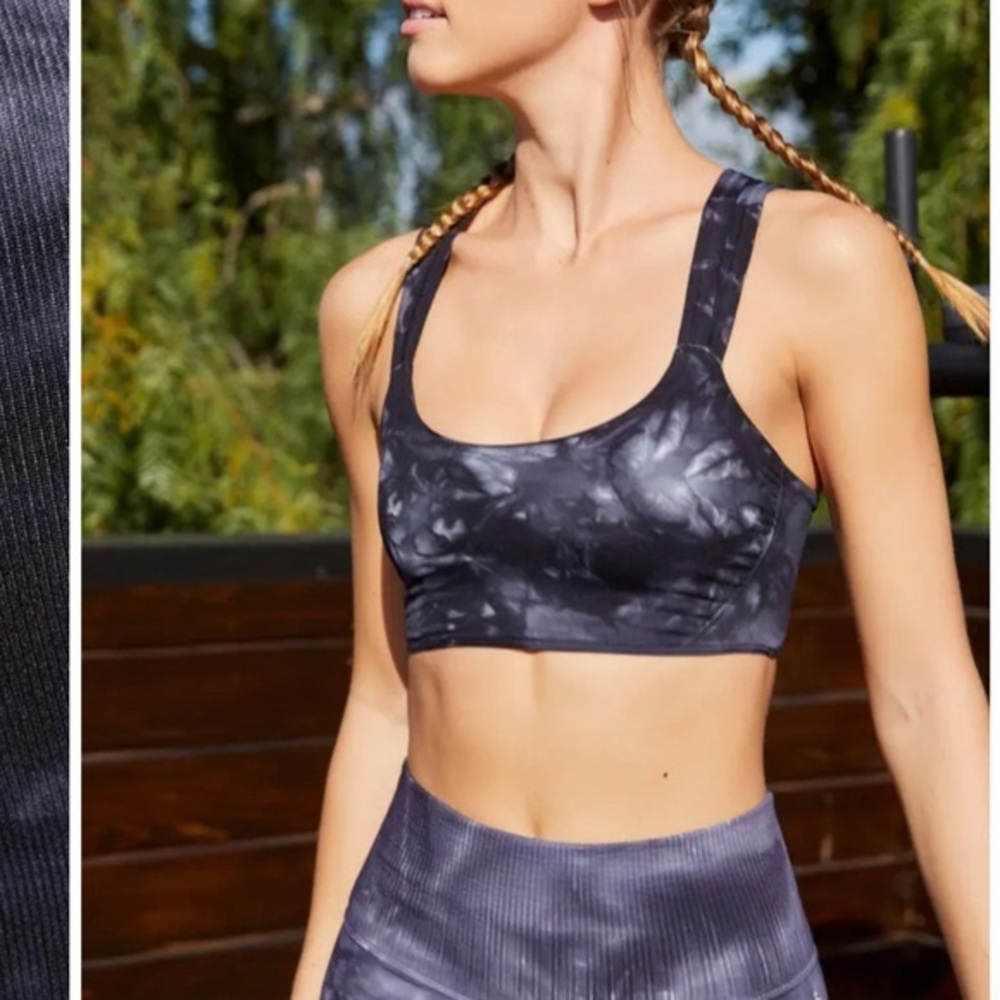 FREE PEOPLE FP Movement On the Radar Tie Dye Sports Bra XS/S